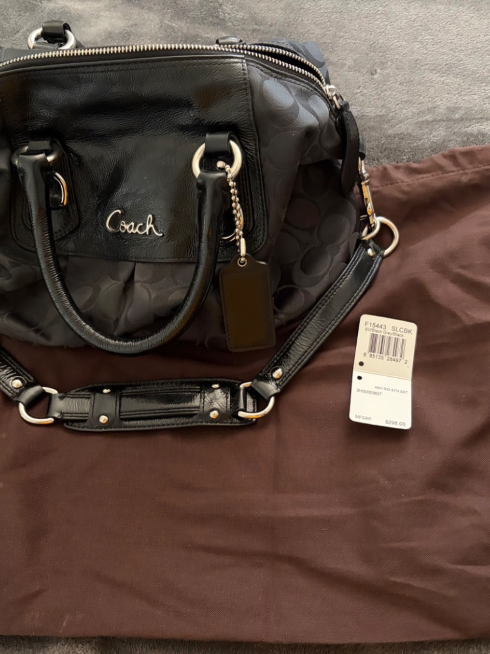 Authentic Coach Signature Handbag - Picture 2 of 6